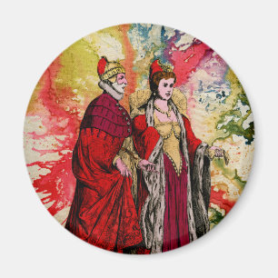 Venetian Doge and Dogeressa by Michael Moffa Magnet