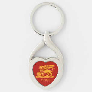 Venetian Flag Key Ring