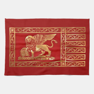 Venetian Flag Tea Towel