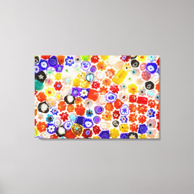 VENETIAN FLORA GLASS 24x36 Canvas Print (Front)