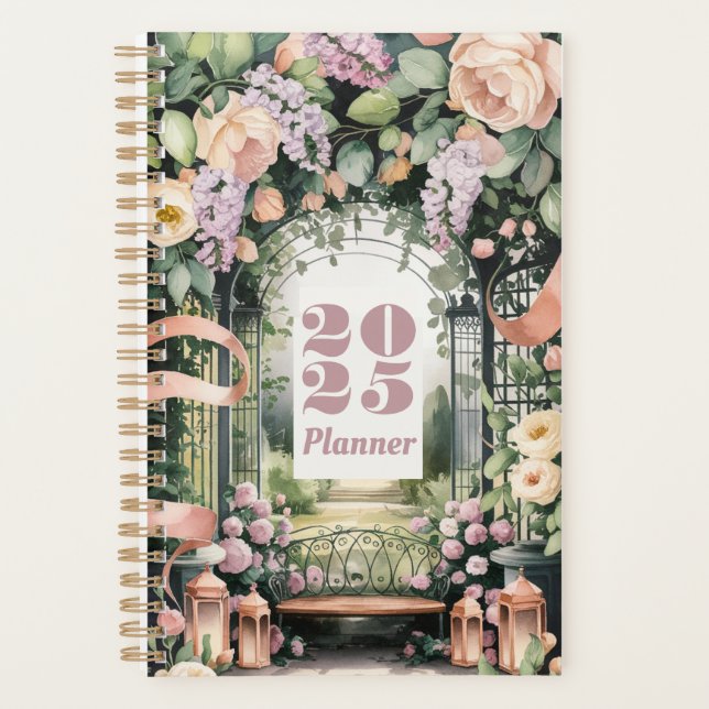 Venetian Floral Garden Planner 2025 (Front)