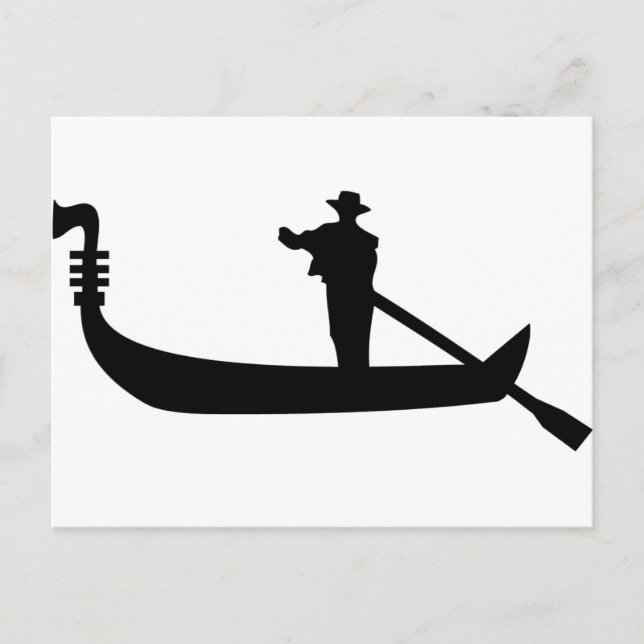 venetian gondola postcard (Front)