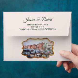 Venetian Gondolas Envelope