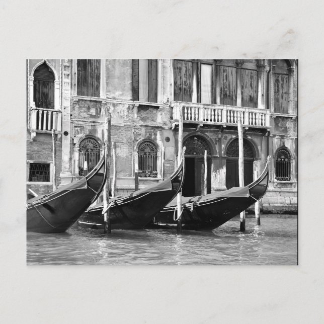 Venetian Gondolas Postcard (Front)