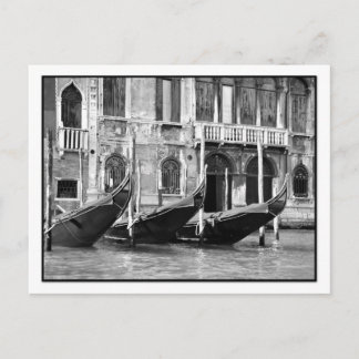 Venetian Gondolas Postcard
