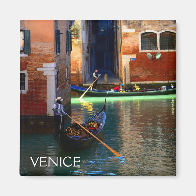 Venetian Gondoliers Magnet (Front)