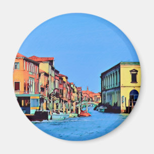 Venetian Lagoon - MURANO - view Magnet