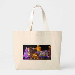 Venetian Las Vegas Decorative Evening Lights Large Tote Bag
