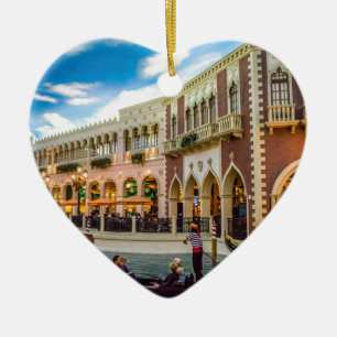 Venetian Las Vegas Gondola Canal Architecture Ceramic Tree Decoration