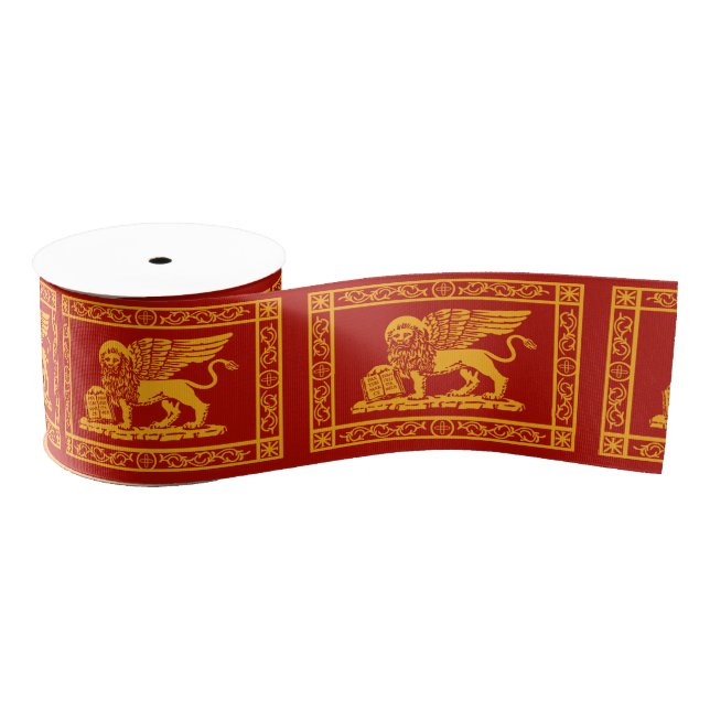 Venetian Lion Grosgrain Ribbon (Spool)