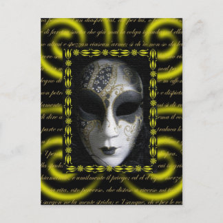 Venetian Mask 3 Postcard