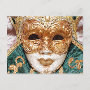 Venetian Mask Postcard