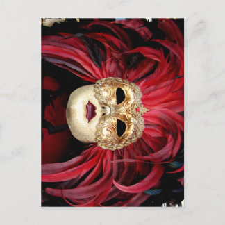Venetian Mask Postcard