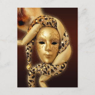 Venetian Mask postcard