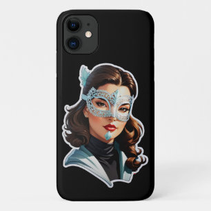 Venetian Masked Lady Case-Mate iPhone Case