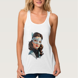 Venetian Masked Lady Singlet