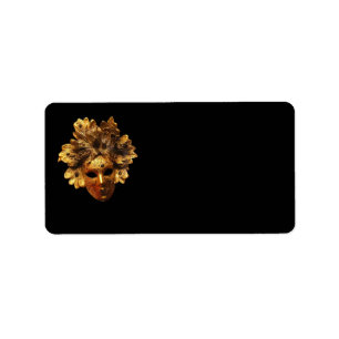 Venetian Masks Address Label
