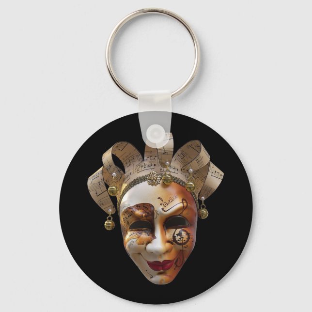 Venetian Masks Keychain (Front)