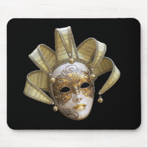 Venetian Masks Mouse Pad