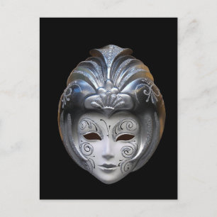 Venetian Masks Postcard