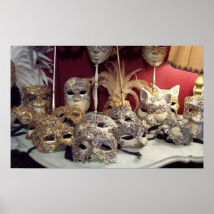 Venetian Masks Poster