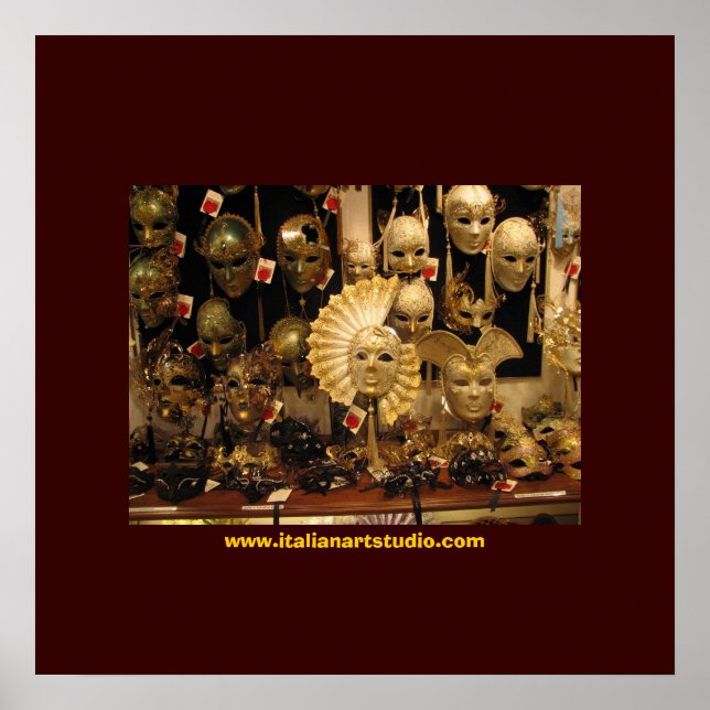 Venetian Masks Poster (Front)