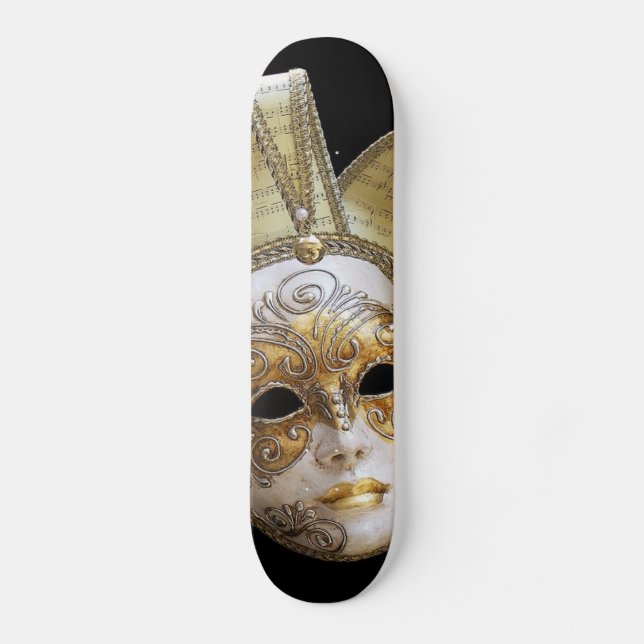 Venetian Masks Skateboard (Front)