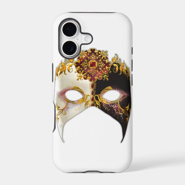 Venetian Masque: Ruby Jewel iPhone 5 Case (Back)