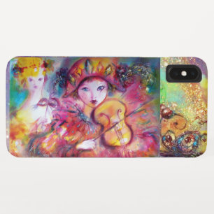 VENETIAN MASQUERADE / HARLEQUIN AND COLUMBINE iPhone XS MAX CASE