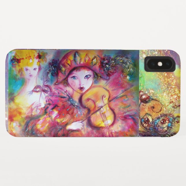 VENETIAN MASQUERADE / HARLEQUIN AND COLUMBINE Case-Mate iPhone CASE (Back (Horizontal))