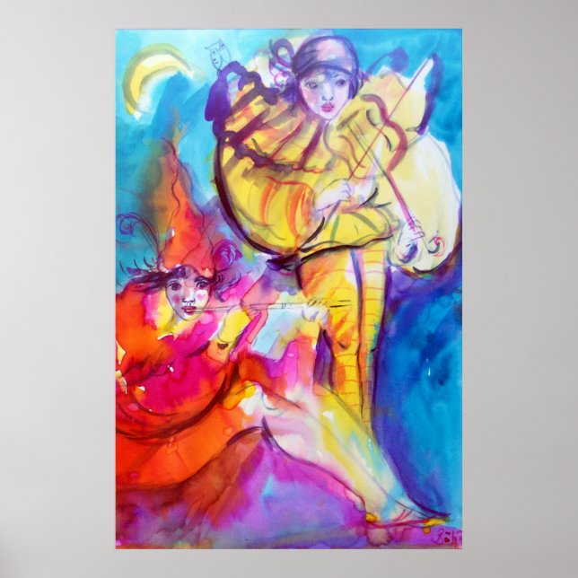 VENETIAN MASQUERADE  / MUSICAL NOCTURNE POSTER (Front)