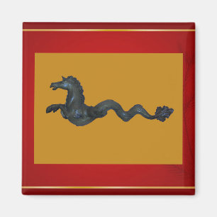 Venetian Murano Glass Horse Magnet