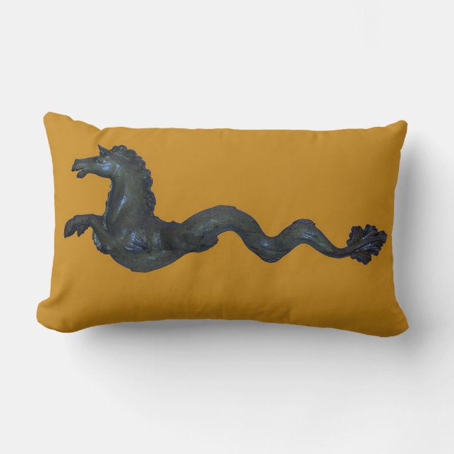 Venetian Murano Glass Horse Pillow (Front)