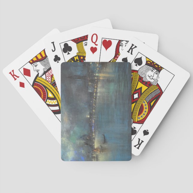 Venetian Nocturne (by Glenn Cooper Henshaw) Playing Cards (Back)