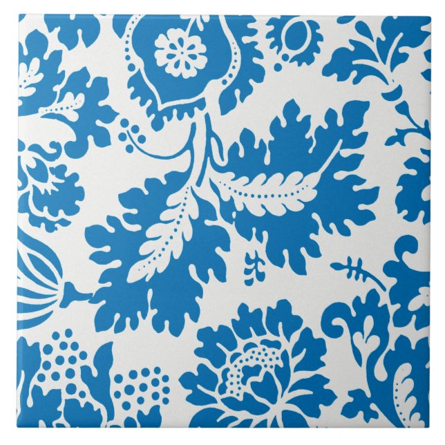 Venetian Pattern (by William Morris) Tile (Front)