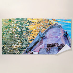 VENETIAN REFLECTIONS Beach Towel