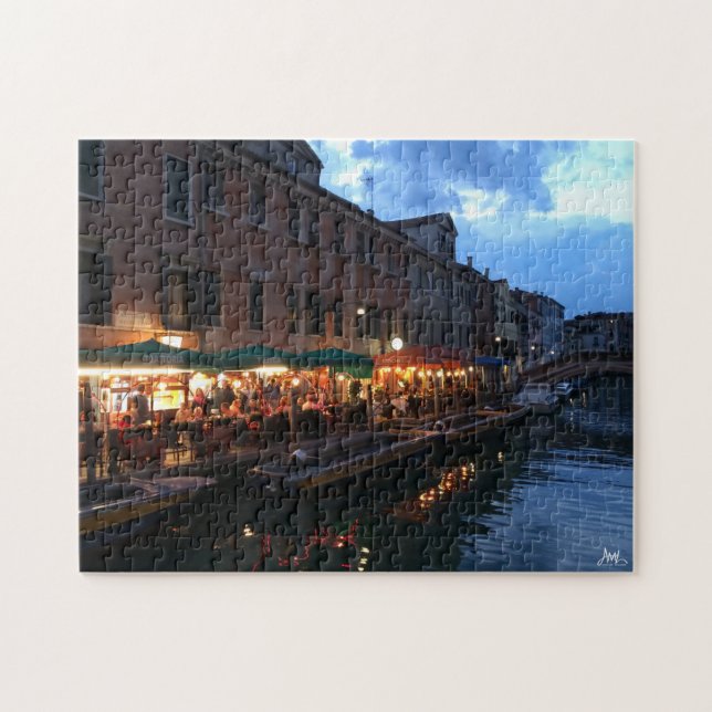Venetian Restaurants Jigsaw Puzzle (Horizontal)