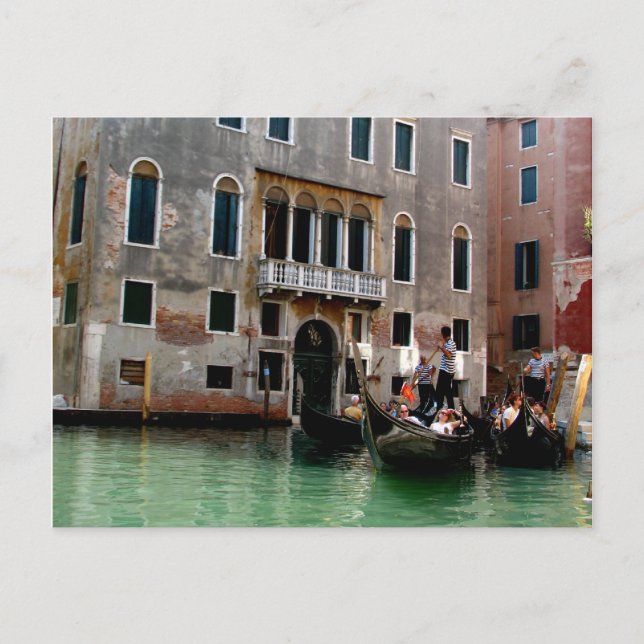 Venetian Traffic Postcard (Front)