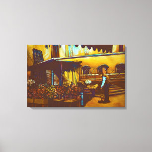 Venetian Venditore Canvas Print