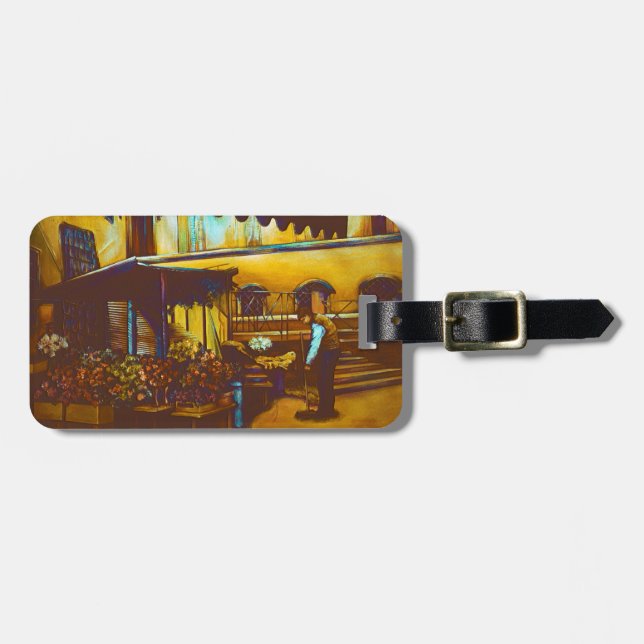 Venetian Venditore Luggage Tag (Front Horizontal)