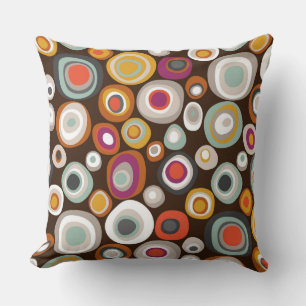 veneto boho spot chocolate cushion