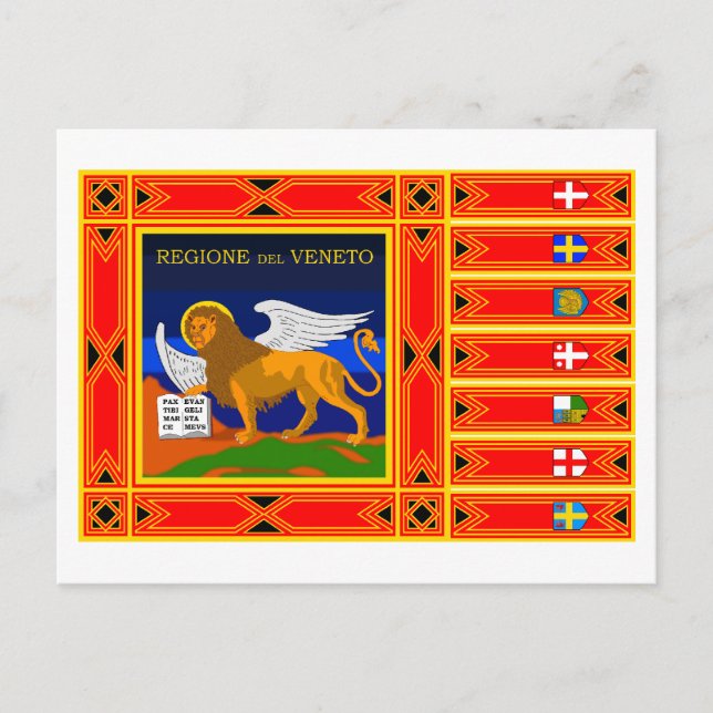 Veneto flag postcard (Front)