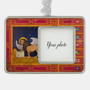 Veneto Silver Plated Framed Ornament