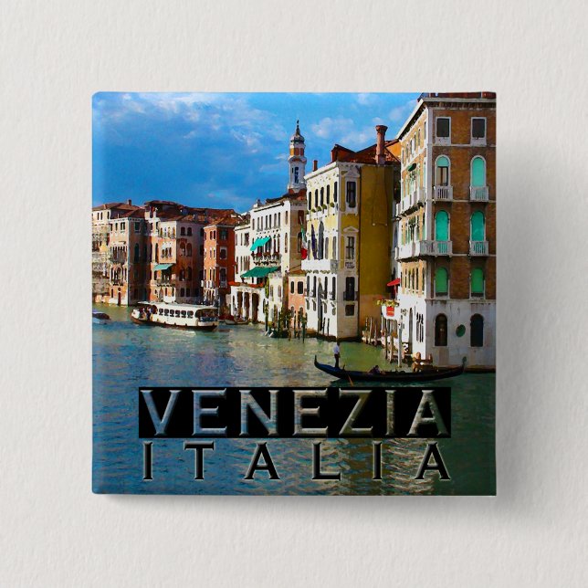 Venezia 15 Cm Square Badge (Front)