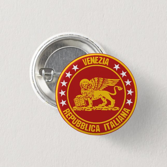Venezia                                            3 cm round badge (Front & Back)