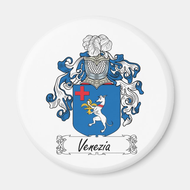 Venezia Family Crest Magnet (Front)