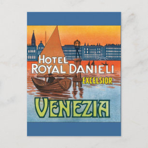 Venezia Hotel Royal Danieli Postcard