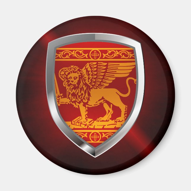 Venezia Mettalic Emblem Magnet (Front)