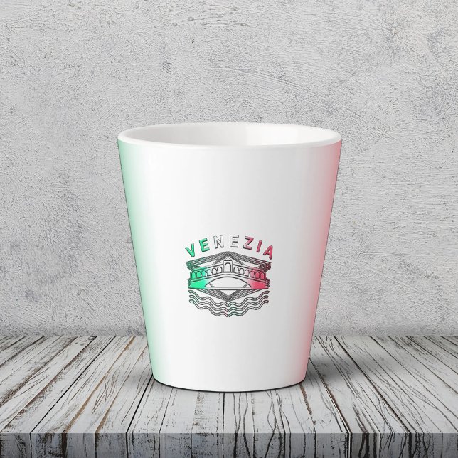 Venezia Rialto Bold Lines Latte Mug (Creator Uploaded)