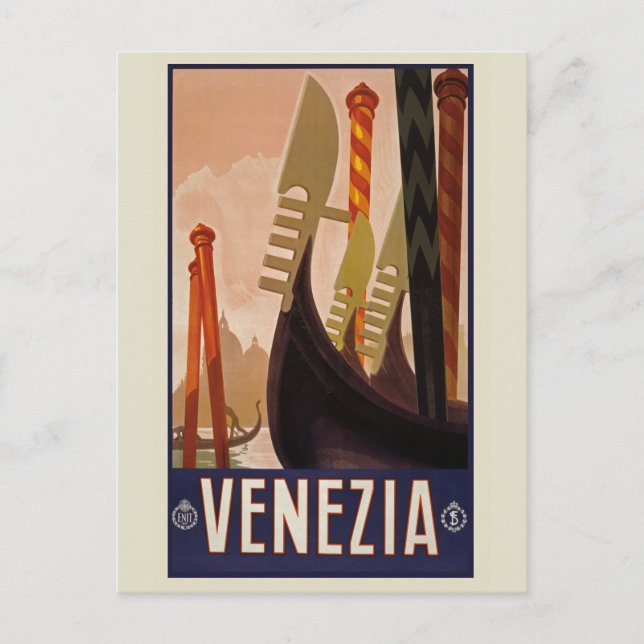 Venezia Vintage Postcard (Front)